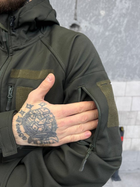 Тактична куртка softshell софтшел олива фліс Вт5955 XXL - зображення 4