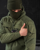 Тактическая флисовка куртка Esdy oliva combo Вт7056 XXXL - изображение 7