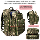 Рюкзак військового медика 2в1 DERBY RBM-6 піксель - зображення 3