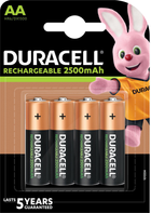 Akumulator Duracell Recharge AA 2500 mAh 4 szt (AKU-0011) - obraz 3