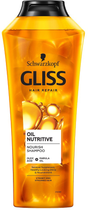 Szampon Gliss Oil Nutritive Shampoo odżywczy do włosów przesuszonych i nadwyrężonych 400 ml (9000100549837) - obraz 1