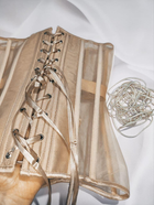 Корсет на одежду на 16ти косточках с прозрачными вставками люкс 42 р. Бежевый (5113) TR_29936359 - изображение 5