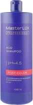 Кислотний шампунь Master LUX Professional Acid Shampoo Post Color после окрашивания и осветления волос 1000 мл