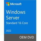 Microsoft Windows Server Standard 2022 64Bit OEM DVD 16 Core (P73-08328)
