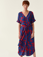 Sukienka koszulowa midi damska Tatuum Kimadi T2214.201 38 Czerwona (5900142154850) - obraz 1