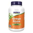Натуральна добавка Now Foods Ginkgo Biloba 60 мг Веганські капсули