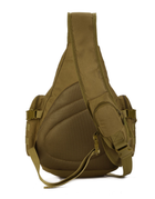 Рюкзак тактичний однолямочний Protector Plus X212 coyote - зображення 3