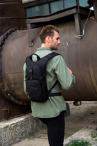 Рюкзак тактичний спортивний для гідратора Protector Plus S453 black - зображення 5