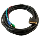 Кабель DVI папа - 3RCA папа 1.5m 2 феррит Black (10335)