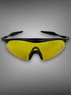 Очки тактические защитные Yellow GL-23 с желтой линзой - изображение 2