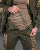 Мужской тактический весенний костюм Горка 3XL пиксель+олива - изображение 6