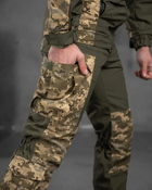 Мужской тактический весенний костюм Горка L пиксель+олива - изображение 4