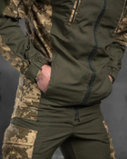 Мужской тактический весенний костюм Горка S пиксель+олива - изображение 3