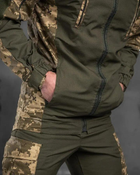 Мужской тактический весенний костюм Горка XXL пиксель+олива - изображение 3