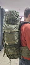 Тактический каркасный походный рюкзак Over Earth модель 625 80 литров Олива - изображение 10