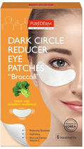 Патчі під очі Purederm Dark Circle Reducer Eye Patches Гель-броколі 6 шт (8809541194184) - зображення 1