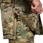 Зимняя мужская повседневная куртка Patrol System 3.0 Dewspo RS Мультикам M Kali AI420 с капюшоном липучками на рукавах и груди для шевронов и патчей - изображение 7