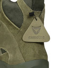 Мужские демисезонные ботинки Oplot Оливковый 46 р Kali AI554 из натурального зносостойкого нубука покрыты гидрофобной пропиткой дышащая подкладка - изображение 4