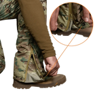 Зимние мужские зносостойкие штаны Patrol 7358 Мультикам S Kali AI388 покрыты влагостойкой WR пропиткой с утепленной спинкой регулируемыми подтяжками - изображение 5