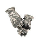 Зимние перчатки размер XL Снежный камуфляж Kali AI517 с подкладкой из флиса манжеты на резинке для лучшей фиксации с накладками на пальцах для сенсора - изображение 6