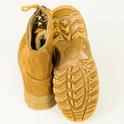 Берцы зимние нубук, искусственный мех, подошва антистат, мужские ботинки бежевые, 45 - изображение 5