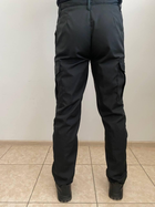 Брюки для работников полиции черного цвета из ткани рипстоп, 48 - изображение 3