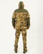 Костюм камуфляжний Гірка мультикам демісезонний, тканина саржа, куртка на флісі 56 - зображення 3