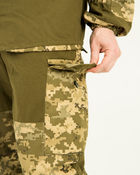 Костюм Горка камуфляжный олива пиксель, брюки с подтяжками, куртка с капюшоном, ветрозащитный 54 - изображение 8