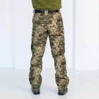 Брюки зимние Пиксель, мужские утепленные камуфляжные брюки на нетканой подкладке 48 - изображение 3