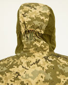 Костюм Горка камуфляжный олива пиксель, брюки с подтяжками, куртка с капюшоном, ветрозащитный 60 - изображение 4