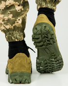 Кросівки чоловічі Армос нубук з тканинними вставками піксель, підошва енерджі 44, Оливковий - зображення 3