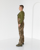 Комбинезон утепленный Пиксель softshell, мужские камуфляжные зимние брюки-комбинезон 50/52 - изображение 4