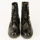 Берцы зимние кожаные черные, натуральный мех, подошва антистат, ботинки мужские 41 - изображение 2