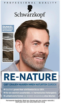 Krem Schwarzkopf Re-Nature Men niwelujący siwe włosy Ciemny (4015100744675) - obraz 1