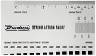 Линейка для измерения высоты струн Dunlop DGT04 System 65 Action Gauge