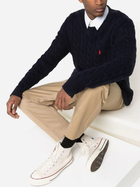 Sweter męski bawełniany Polo Ralph Lauren PRL710775885001 XXL Niebieski (3615739528052) - obraz 3