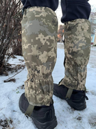 Гамаши – бахилы тактические, военные защитные водонепроницаемые из мембранной ткани M (Размер обуви 40-42) - изображение 12