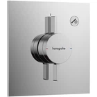 Внешняя часть смесителя без скрытой части HANSGROHE DuoTurn E хром латунь 155x155мм 75617000