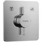 Внешняя часть смесителя без скрытой части HANSGROHE DuoTurn Q хром латунь 155x155мм 75414000