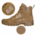 Чоловічі демісезонні черевики Oplot Койот 44 р Kali KL559 з натурального зносостійкого нубуку зі вставками з кордури для активного відпочинку повсякденні - зображення 4