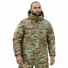 Зимняя мужская куртка Patrol System 3.0 Dewspo RS Мультикам XL Kali KL422 с капюшоном водонепроницаемая и ветронепродуваемая липучки для шевронов - изображение 1