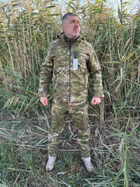 Куртка мультикам Soft-Shell Combat одежда не промокает камуфляж S 2XL , Камуфляж Мультикам - изображение 6