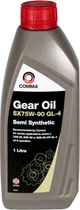 Трансмиссионное масло 75W-90 (Comma) GEAR OIL GL-4 1л. SXGL41L