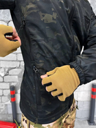 Куртка тактическая чёрный мультикам M - изображение 3
