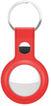 Skórzany brelok KeyBudz Leather Keyring do Apple AirTag (2 Pack) Red (AT2_S1_RED) - obraz 2