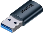 Адаптер Baseus Mini OTG USB 3.1 папа - Type-C мама (ZJJQ000103)