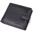 Мужской кожаный бумажник 12х10,3х2 см ST Leather (2000002795445)