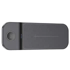 Зарядний бездротовий пристрій Hoco Step CQ6 (3 в 1) магнітний 23W для iPhone/Samsung/Xiaomi, для навушників, для годинників Чорний