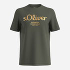 Koszulka męska s.Oliver 10.3.11.12.130.2141458-79D2 M Khaki (4099975043125) - obraz 4
