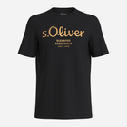 Koszulka męska s.Oliver 10.3.11.12.130.2141458-99D2 L Czarna (4099975043255) - obraz 4